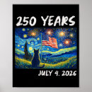 Search for starry night cat posters Funny