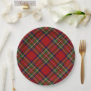Search for scottish paper plates Plaid