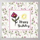 Search for birthday flamingo posters Typography