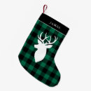 Search for family christmas stockings Buffalo plaid