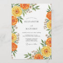 Search for marigold wedding invitations Floral