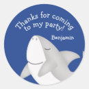 Search for shark birthday stickers Beach