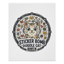 Search for doodle art posters Cats