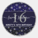 Search for silver foil stickers Sweet sixteen