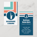 Search for saxophone business cards Player