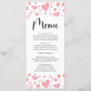 Search for valentine menus Hearts