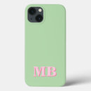 Search for pink and green iphone cases Initials