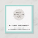 Search for mint business cards Handmade