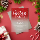 Search for elegant holiday invitations Red and white
