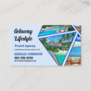 Search for travel agent business cards Elegant
