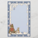 Search for snowflake stationery paper Bear