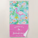 Search for bachelorette beach towels Flamingo
