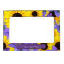 Search for refrigerator magnet picture frames Sunflower