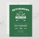 Search for golf party invitations Retirement