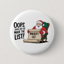 Search for funny christmas buttons Naughty