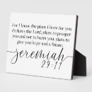 Search for jeremiah 29 11 plaques Bible verse