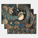 Search for art nouveau wrapping paper Peacock