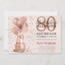 Search for 80th birthday save the dates Modern