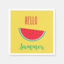 Search for hello summer napkins Watermelon