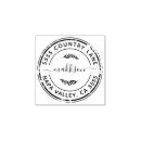 Search for return address rubber stamps Elegant round logo