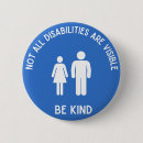 Search for disability awareness buttons Invisible