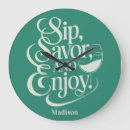 Search for wine time clocks Elegant