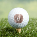 Search for monogrammed golf balls Black white