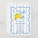 Search for lemon baby shower invitations Ciao bambino