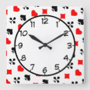 Search for playing cards clocks Spade