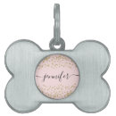 Search for pink pet tags Pink and gold