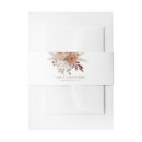 Search for floral wedding invitation belly bands Rustic