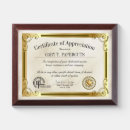 Search for certificates of recognition Appreciation