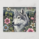 Search for wolf postcards Woodland