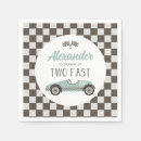 Search for race car napkins 2nd birthday