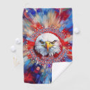 Search for red white and blue golf towels Stars