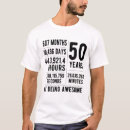 Search for funny 50th anniversary tshirts Years