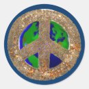 Search for peace on earth stickers Symbol