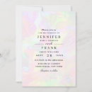 Search for iridescent wedding invitations Elegant