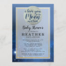 Search for love you to the moon and back invitations Boy