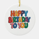 Search for birthday ornaments Happy birthday to you