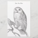 Search for owl stationery paper Vintage