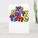 Search for its party time invitations Kids