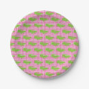 Search for pink plaid plates Southern