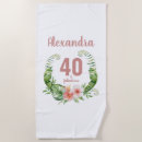 Search for birthday beach towels Floral