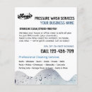 Search for power washing flyers Gutters driveway cleaning