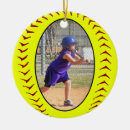 Search for softball ornaments Player