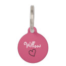 Search for cute pet tags Heart