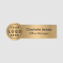 Search for metal with logo name tags Professional title