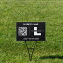 Search for qr business outdoor signs Black