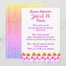 Search for destination sweet 16 invitations Tropical